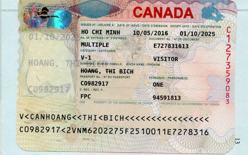Visa công tác Canada